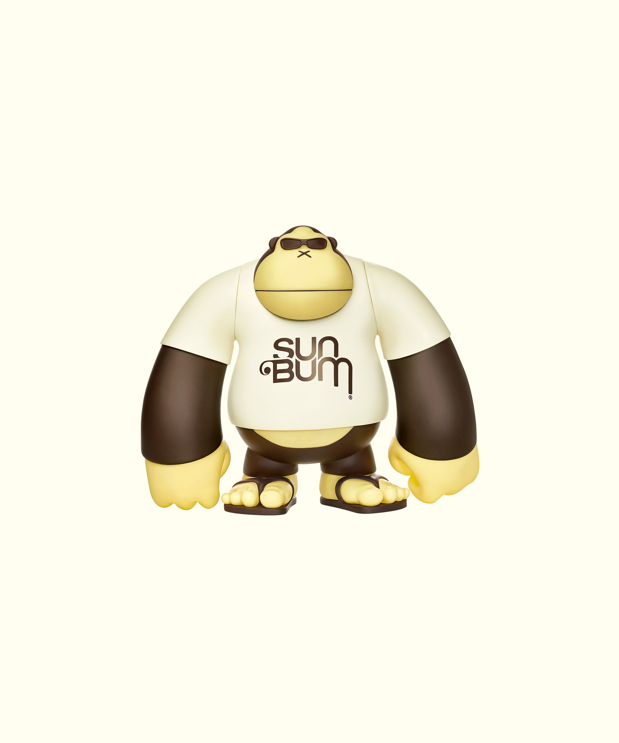 9-inch 'Sonny' Vinyl Figure in white and brown, featuring the Sun Bum logo on its shirt.